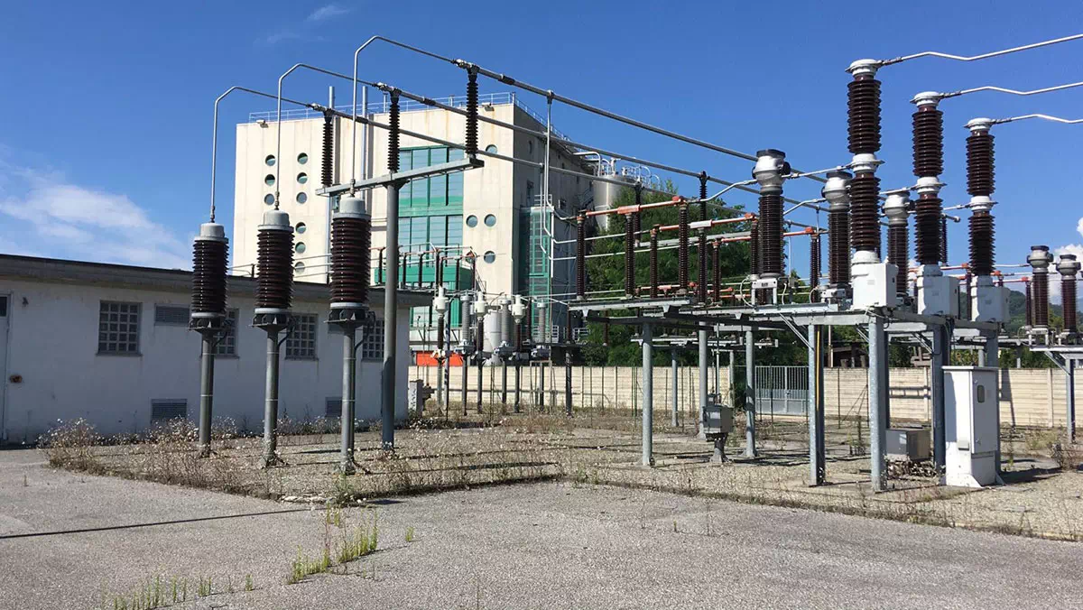 Cabina elettrica per impianto alta tensione