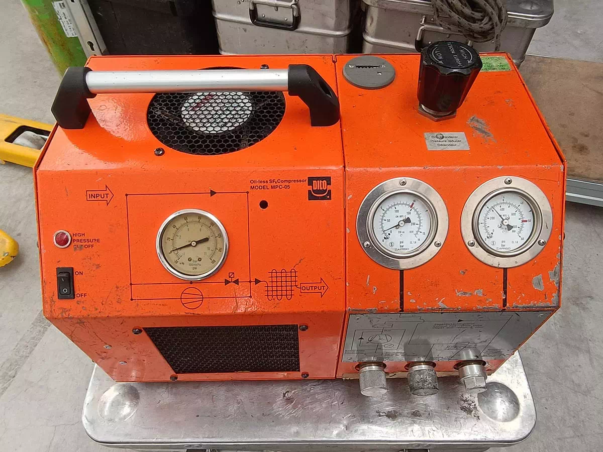 Liquefattore avanzato gas sf6 